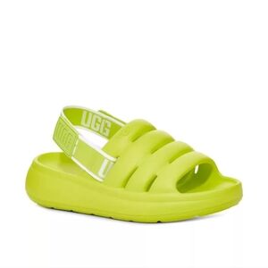 UGG Sz 9 Women’s Sport Yeah Slide KLM Green New With Box